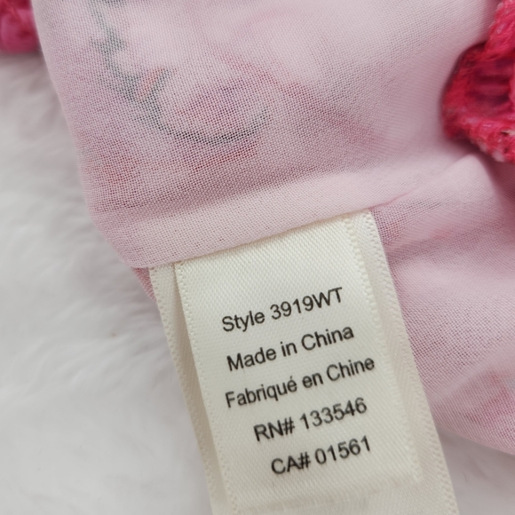 Ecru Ombre Mandala Pink Halter Silk Blend Top Size Small - Picture 15 of 16